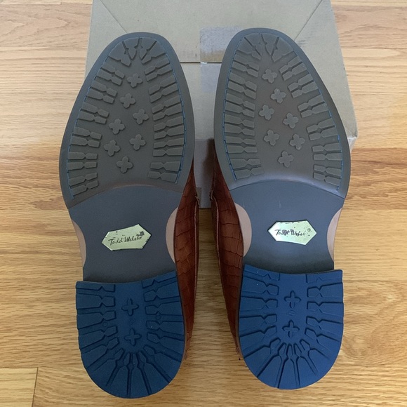 Todd Welsh size 9M Reggie Cognac Brown  loafers - Picture 8 of 11